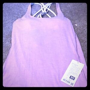 BNWT Lululemon 🍋 slay the studio 2-in-1 tank